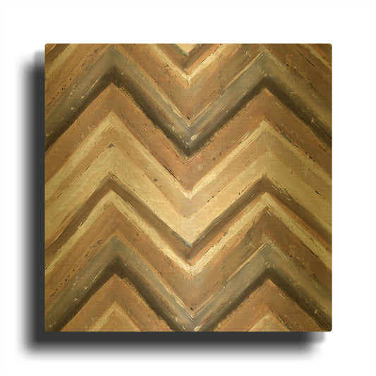 'Abstract Balace IX' By Lisa Audit Gold Metal Wall Art