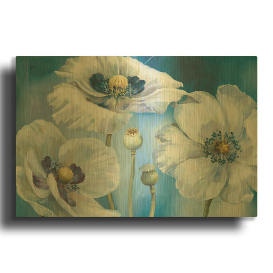 'Blue Dance I' By Lisa Audit Gold Metal Wall Art