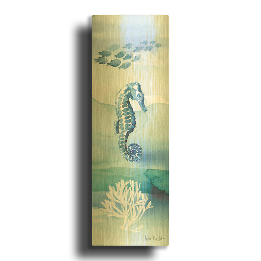 'Sea Life VII' By Lisa Audit Gold Metal Wall Art