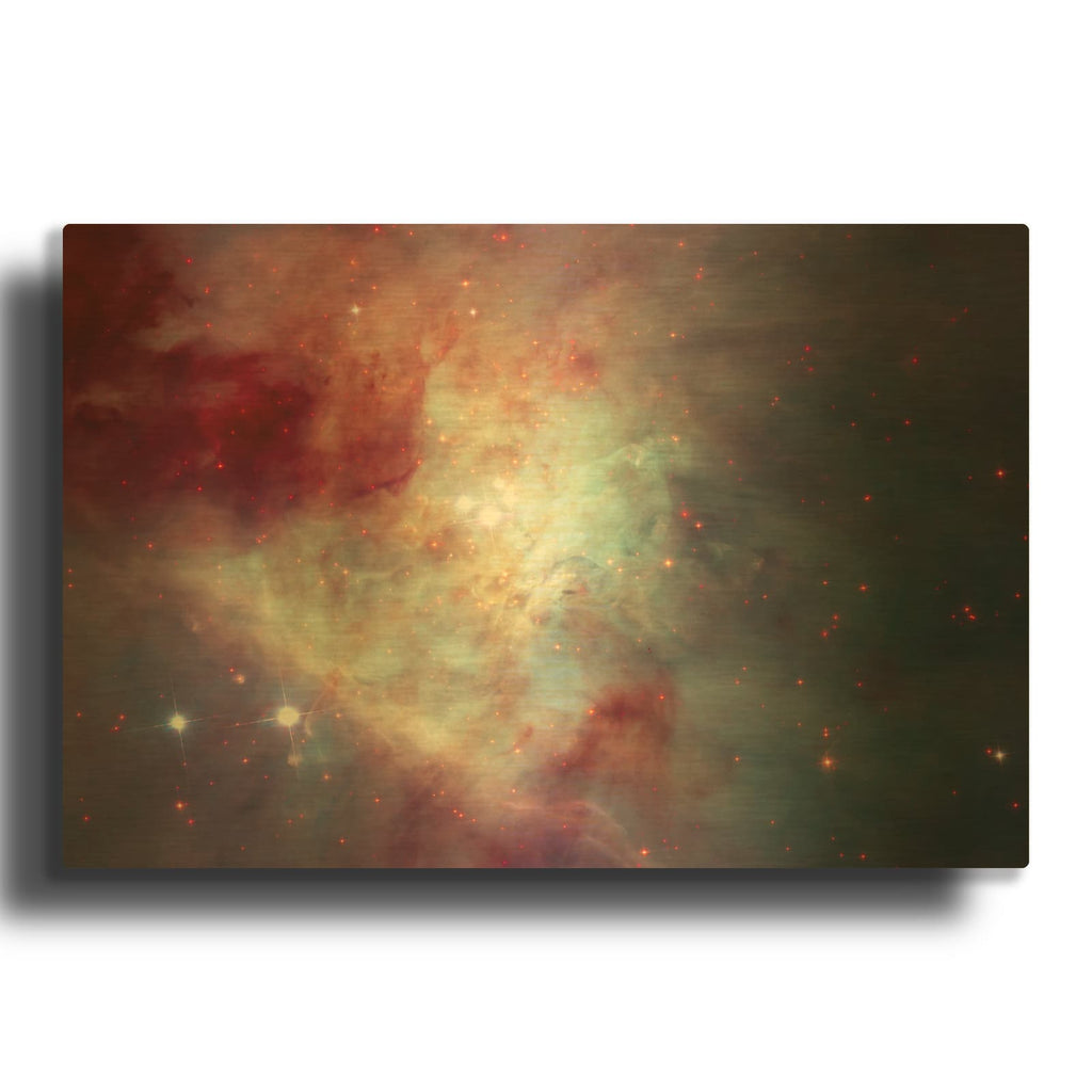 'Orion Nebula M42' By NASA Space Photos Gold Metal Wall Art