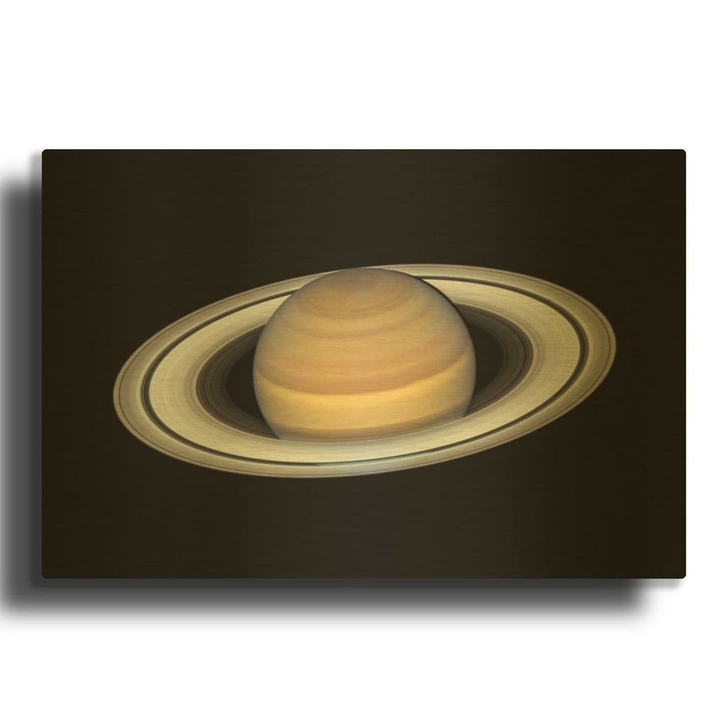'Saturn 2' By NASA Space Photos Gold Metal Wall Art
