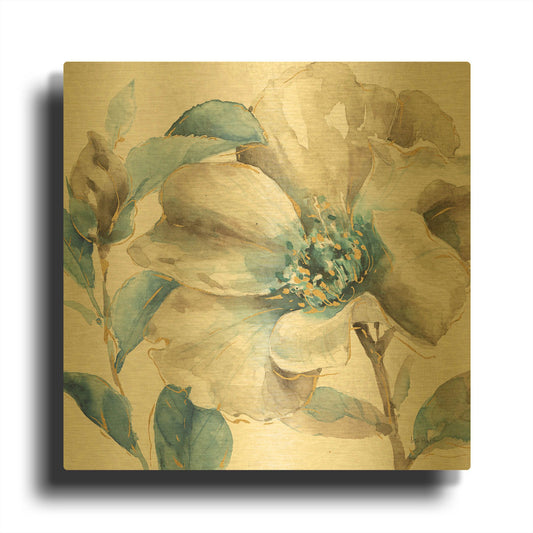'Indigold IV' By Lisa Audit Gold Metal Wall Art