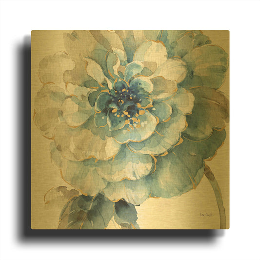 'Indigold VII' By Lisa Audit Gold Metal Wall Art