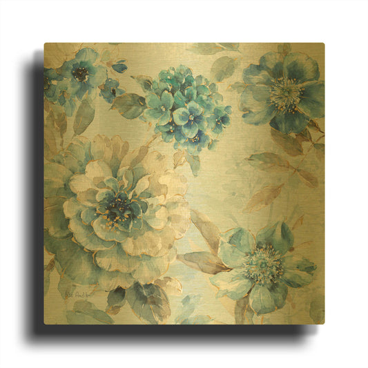 'Indigold IX' By Lisa Audit Gold Metal Wall Art