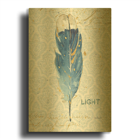 'Indigold XVIII' By Lisa Audit Gold Metal Wall Art