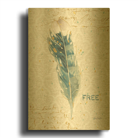 'Indigold XX' By Lisa Audit Gold Metal Wall Art