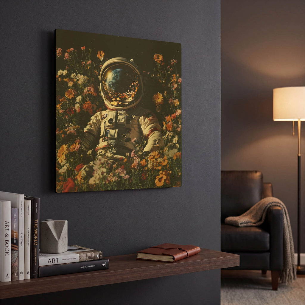 'Homesick' By Rich Monet Gold Metal Wall Art