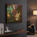 'Unwind 2' By Rich Monet Gold Metal Wall Art