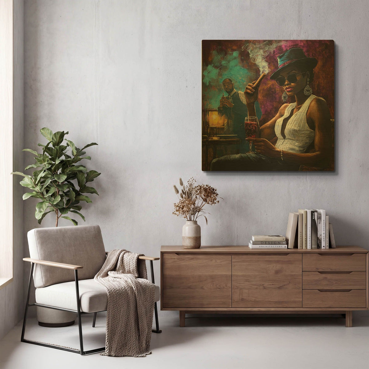 'Unwind 2' By Rich Monet Gold Metal Wall Art