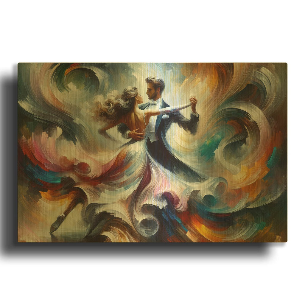 'Lets Dance' By Rich Monet Gold Metal Wall Art