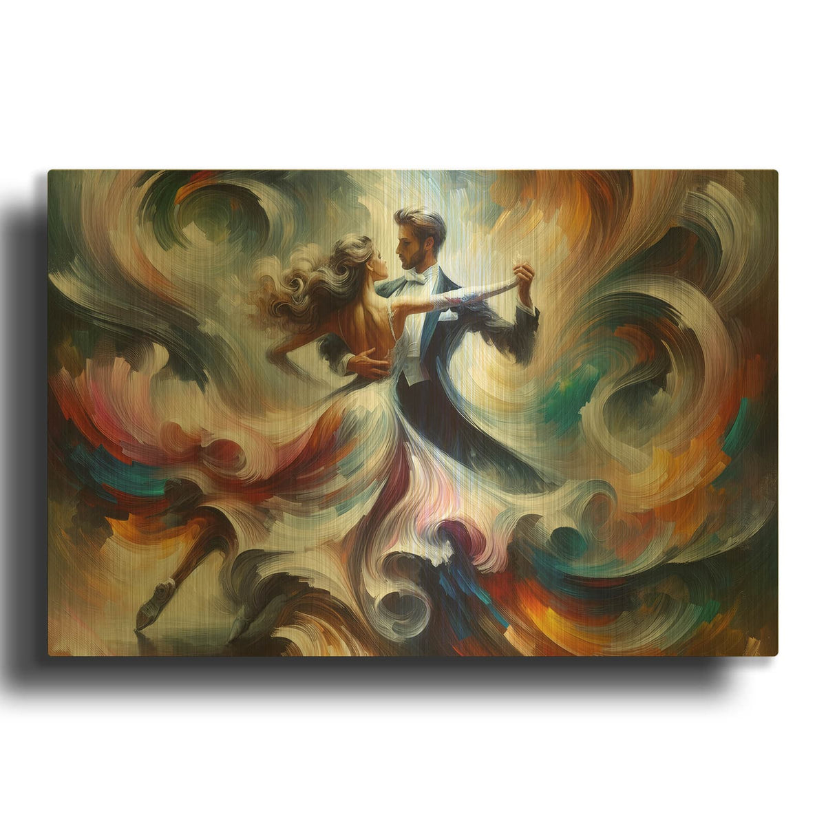 'Lets Dance' By Rich Monet Gold Metal Wall Art