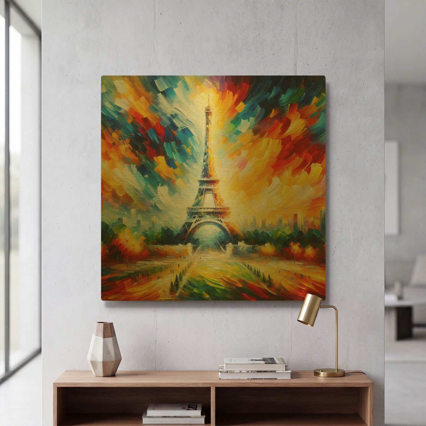 'Welcome To Paris' By Rich Monet Gold Metal Wall Art
