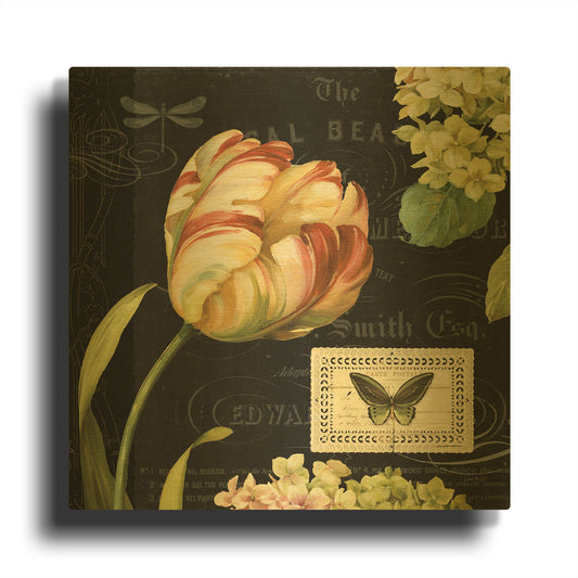 'Mothers Treasures I Dark' By Lisa Audit Gold Metal Wall Art
