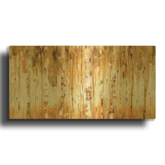 'The Forest I Fall' By Lisa Audit Gold Metal Wall Art