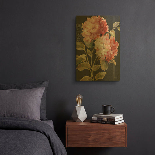 'Harmonious Hydrangeas' By Lisa Audit Gold Metal Wall Art