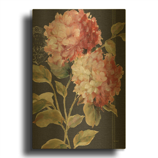 'Harmonious Hydrangeas' By Lisa Audit Gold Metal Wall Art