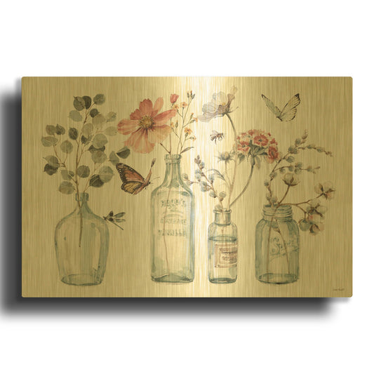 'A Country Weekend VIII' By Lisa Audit Gold Metal Wall Art