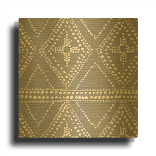 'A Wood Land Walk XXV' By Lisa Audit Gold Metal Wall Art