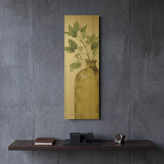 'Mixed Greens LXXXIV' By Lisa Audit Gold Metal Wall Art