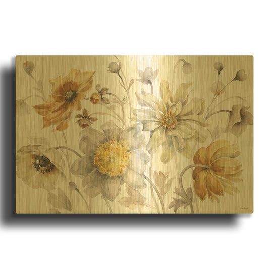 'Fields Of Gold I' By Lisa Audit Gold Metal Wall Art