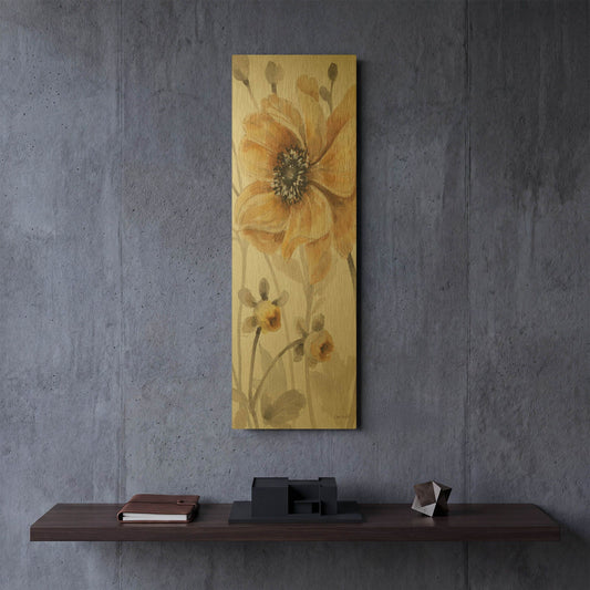 'Fields Of Gold V' By Lisa Audit Gold Metal Wall Art