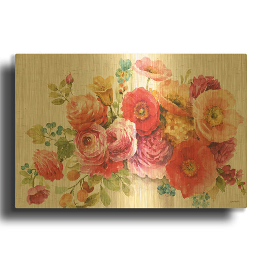 'Country Fresh I' By Lisa Audit Gold Metal Wall Art