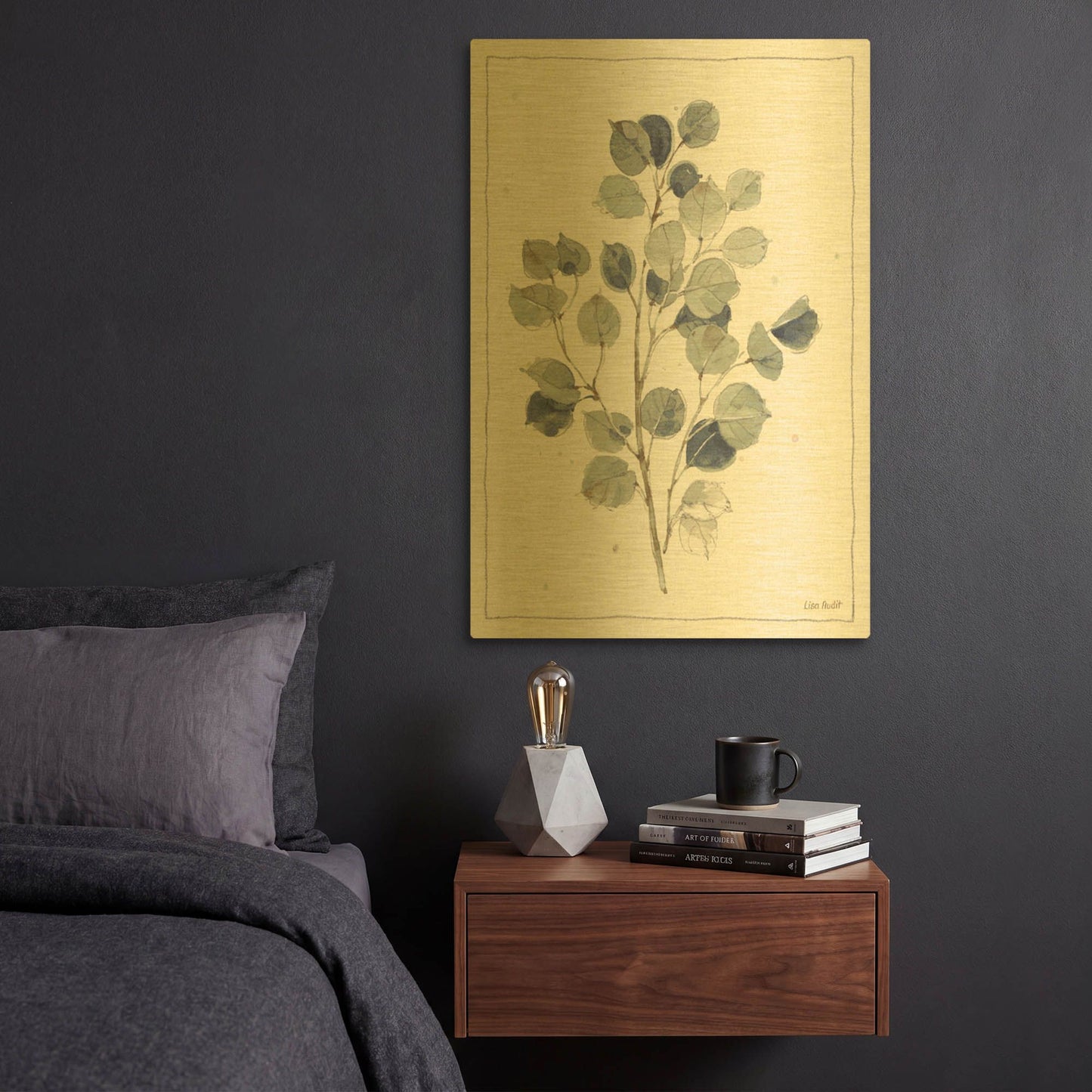 'A Country Weekend V' By Lisa Audit Gold Metal Wall Art
