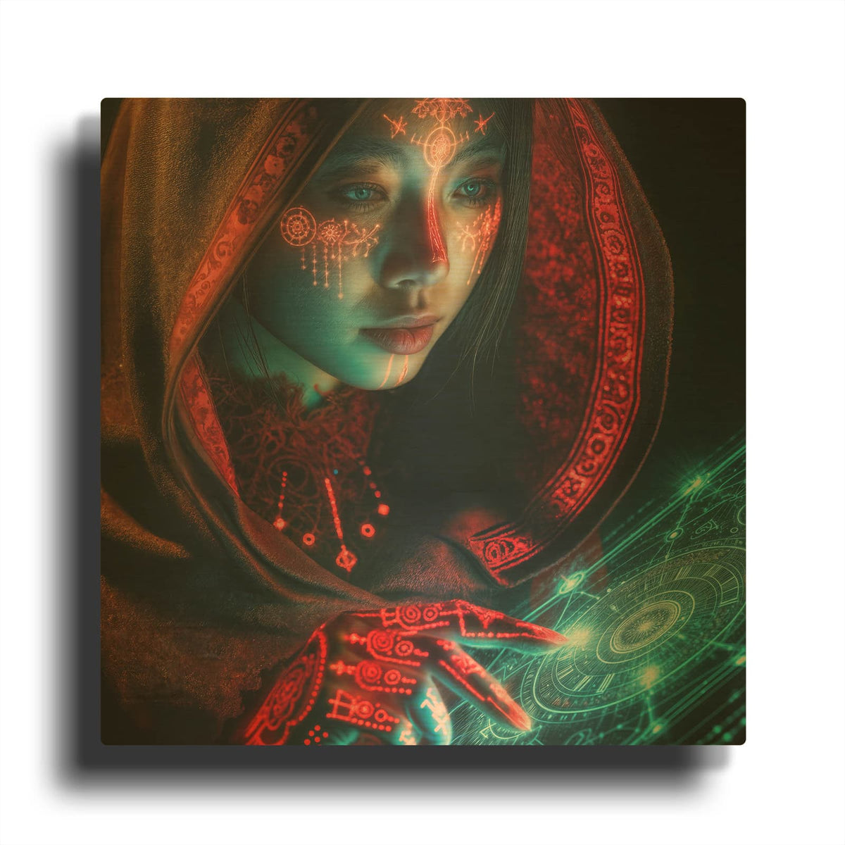 'Calling Home 1' By Rey Klimt Gold Metal Wall Art