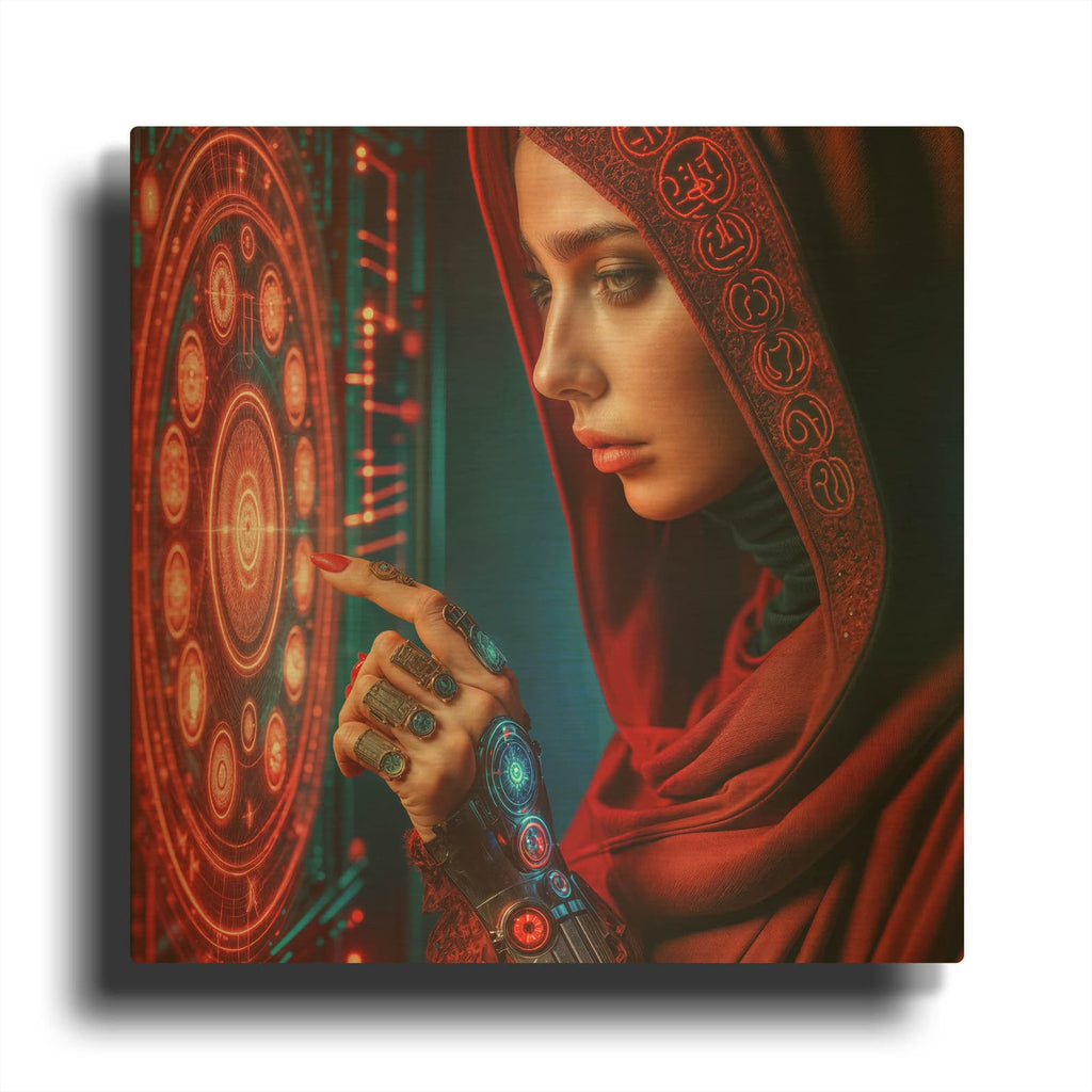'Calling Home 2' By Rey Klimt Gold Metal Wall Art