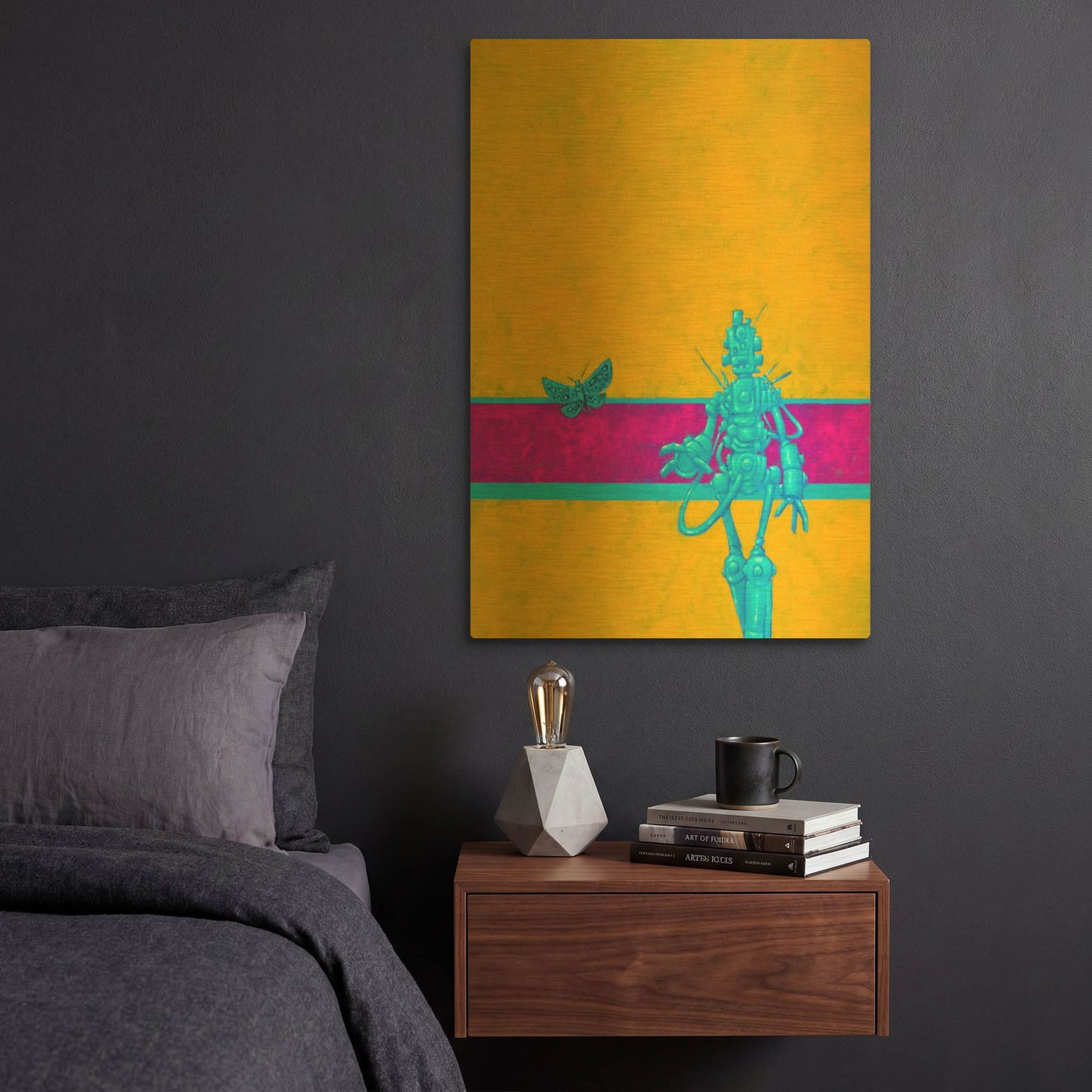 'Come Back' By Craig Snodgrass Gold Metal Wall Art
