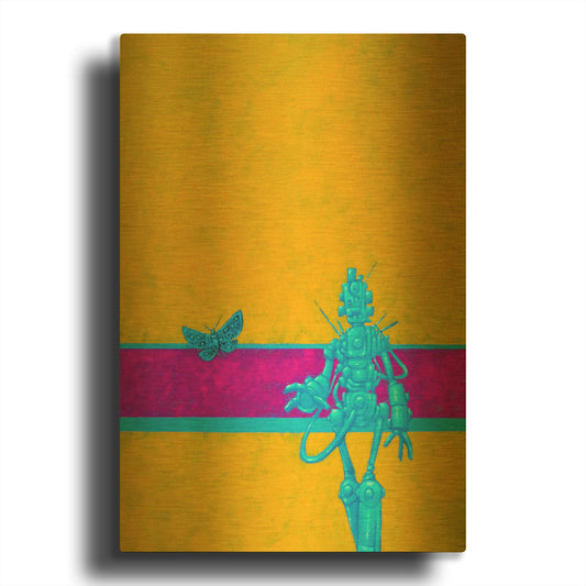 'Come Back' By Craig Snodgrass Gold Metal Wall Art
