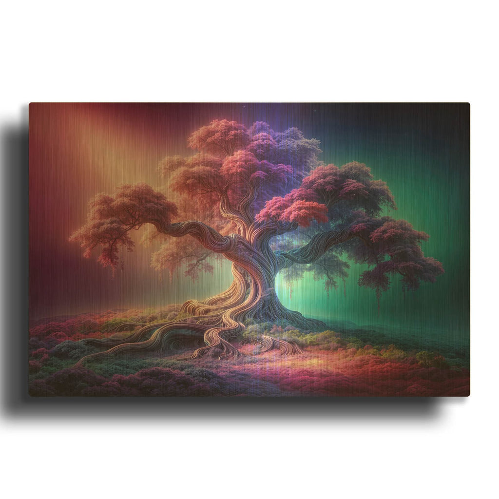 'Tree of Life 1' By Rey Klimt Gold Metal Wall Art