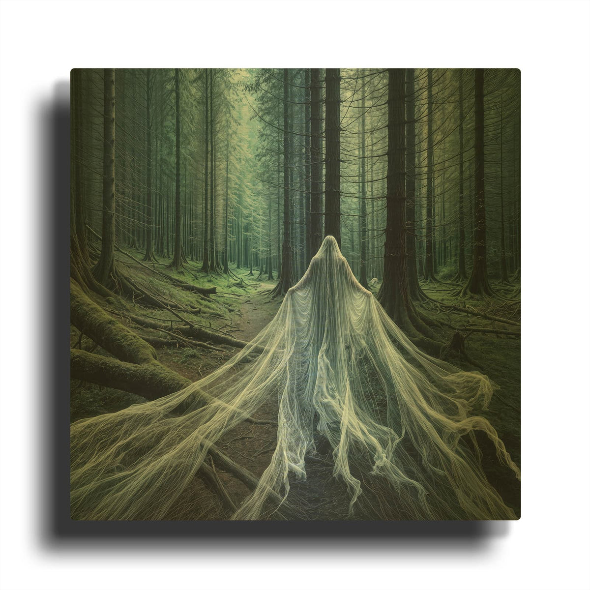 'Walk in the park' By Rey Klimt Gold Metal Wall Art