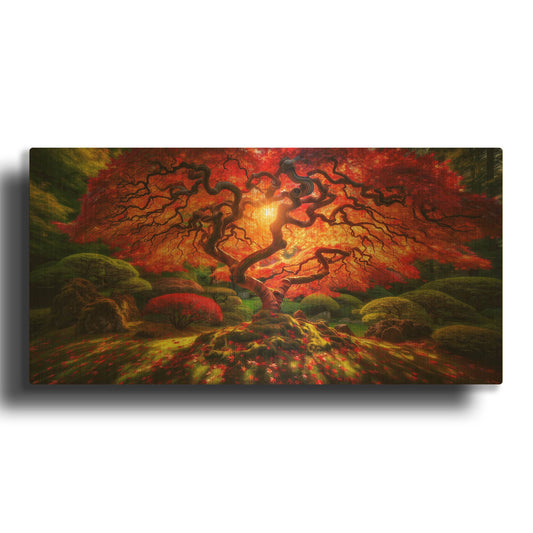'Fire Garden' By Rich Monet Gold Metal Wall Art