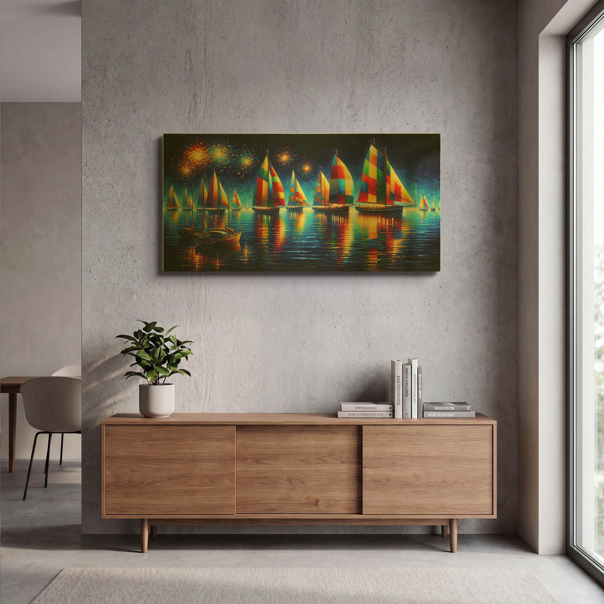 'Here For The Fireworks' By Rich Monet Gold Metal Wall Art