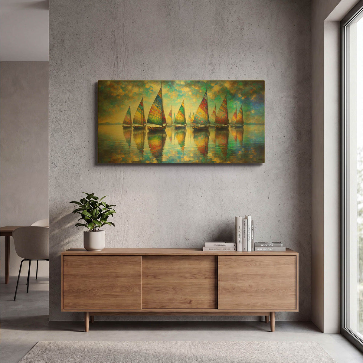 'Venician Night' By Rich Monet Gold Metal Wall Art