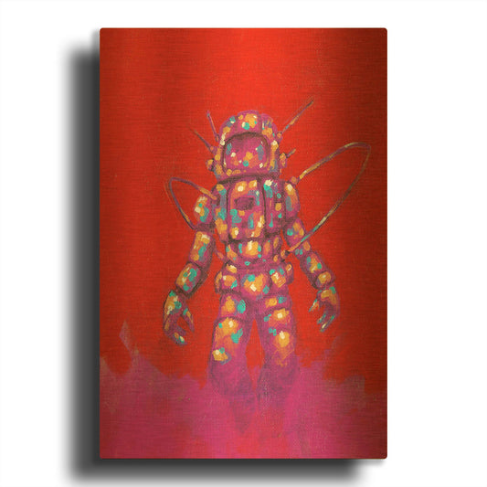 'Zapow Art 1' By Craig Snodgrass Gold Metal Wall Art