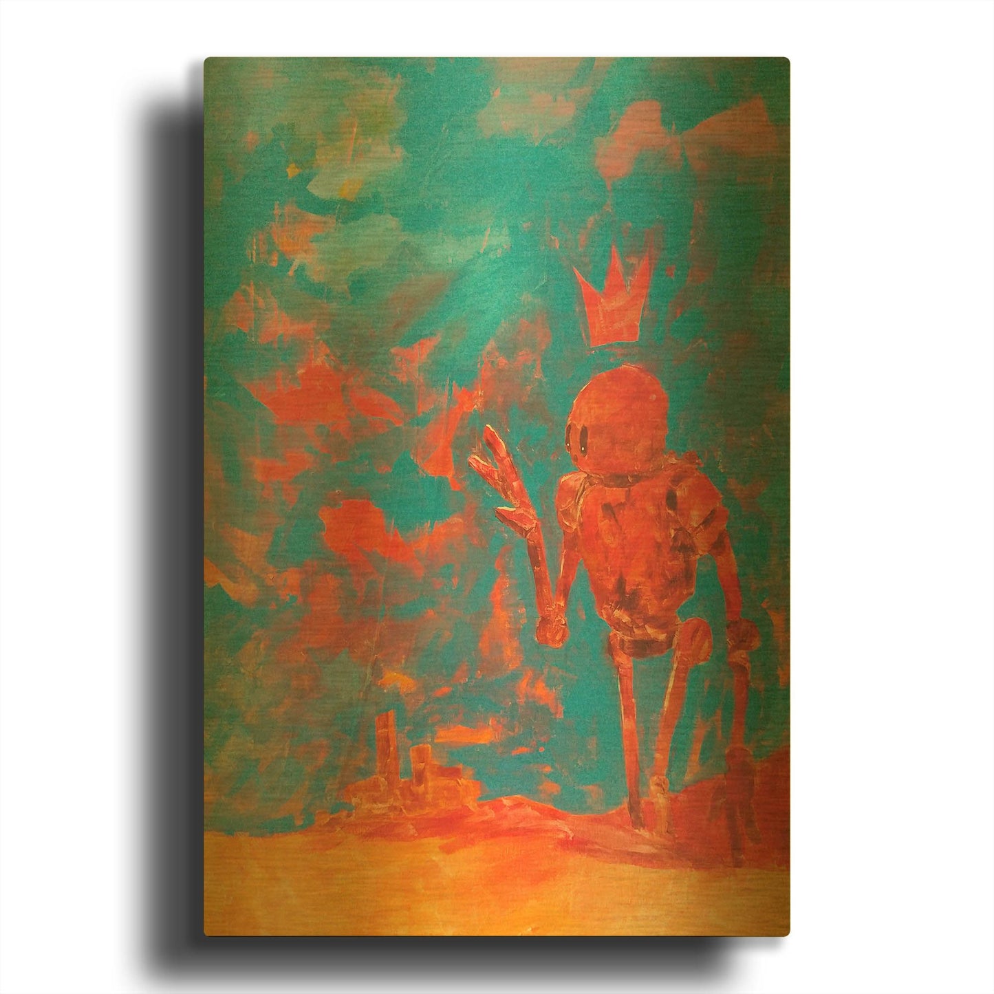 'See Ya Later' By Craig Snodgrass Gold Metal Wall Art