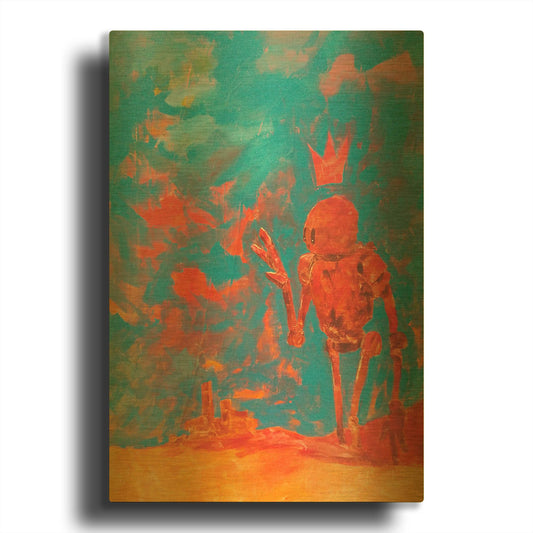 'See Ya Later' By Craig Snodgrass Gold Metal Wall Art