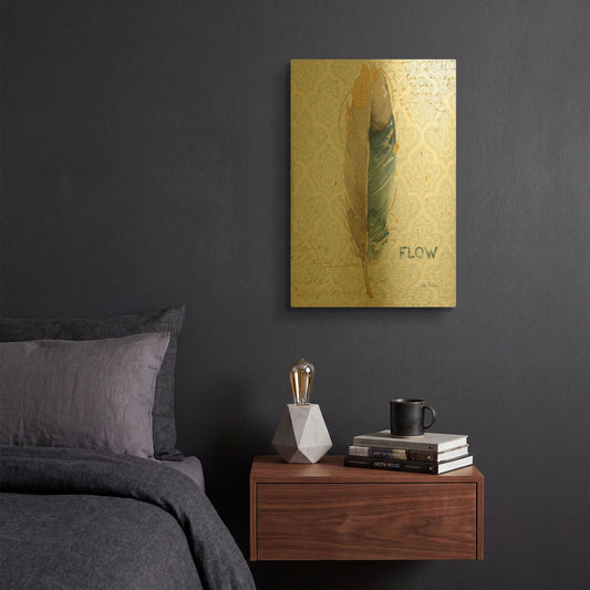 'Indigold XXI' By Lisa Audit Gold Metal Wall Art