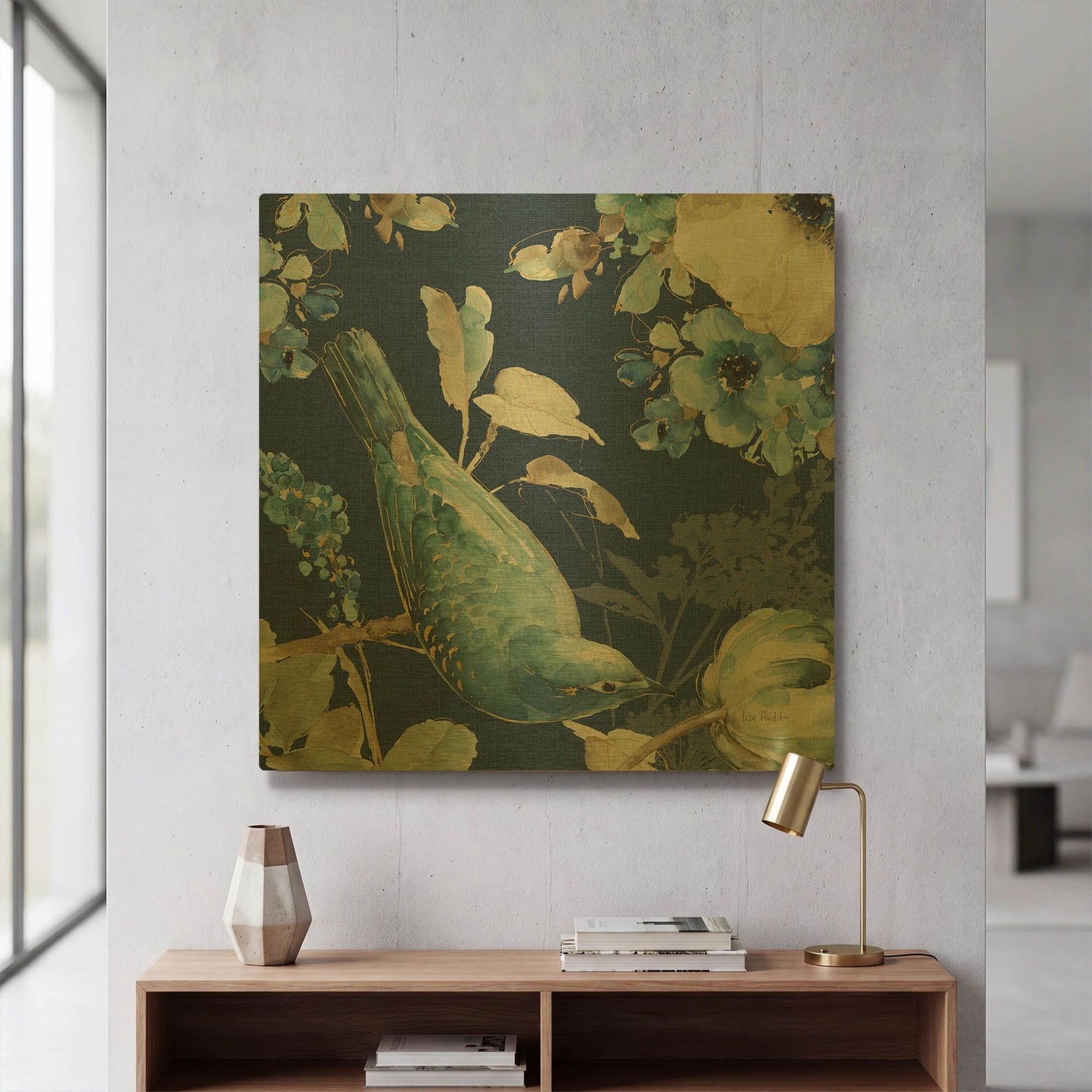 'Indigold XXIV' By Lisa Audit Gold Metal Wall Art