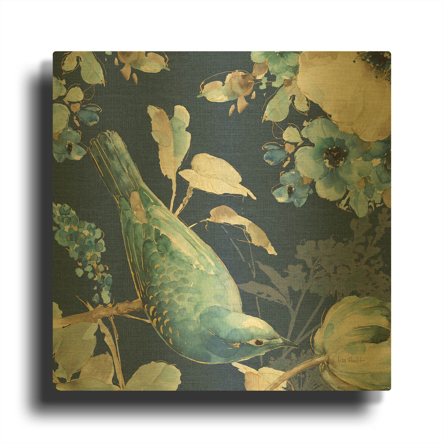 'Indigold XXIV' By Lisa Audit Gold Metal Wall Art