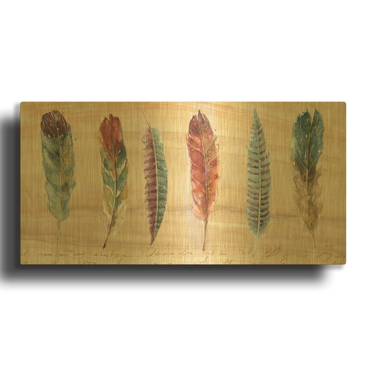 'Spiced Nature XII' By Lisa Audit Gold Metal Wall Art