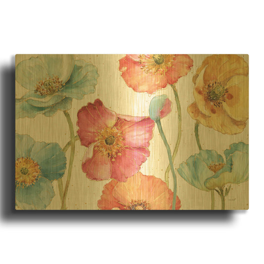 'Spring Softies I' By Lisa Audit Gold Metal Wall Art