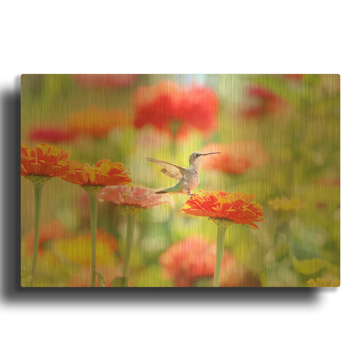 'Sugar Fairy' By Carrie Ann Grippo-Pike Gold Metal Wall Art
