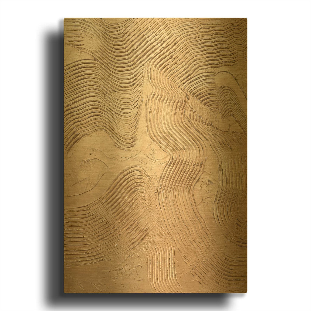 'Metallic - Copper' By Design Fabrikken Gold Metal Wall Art
