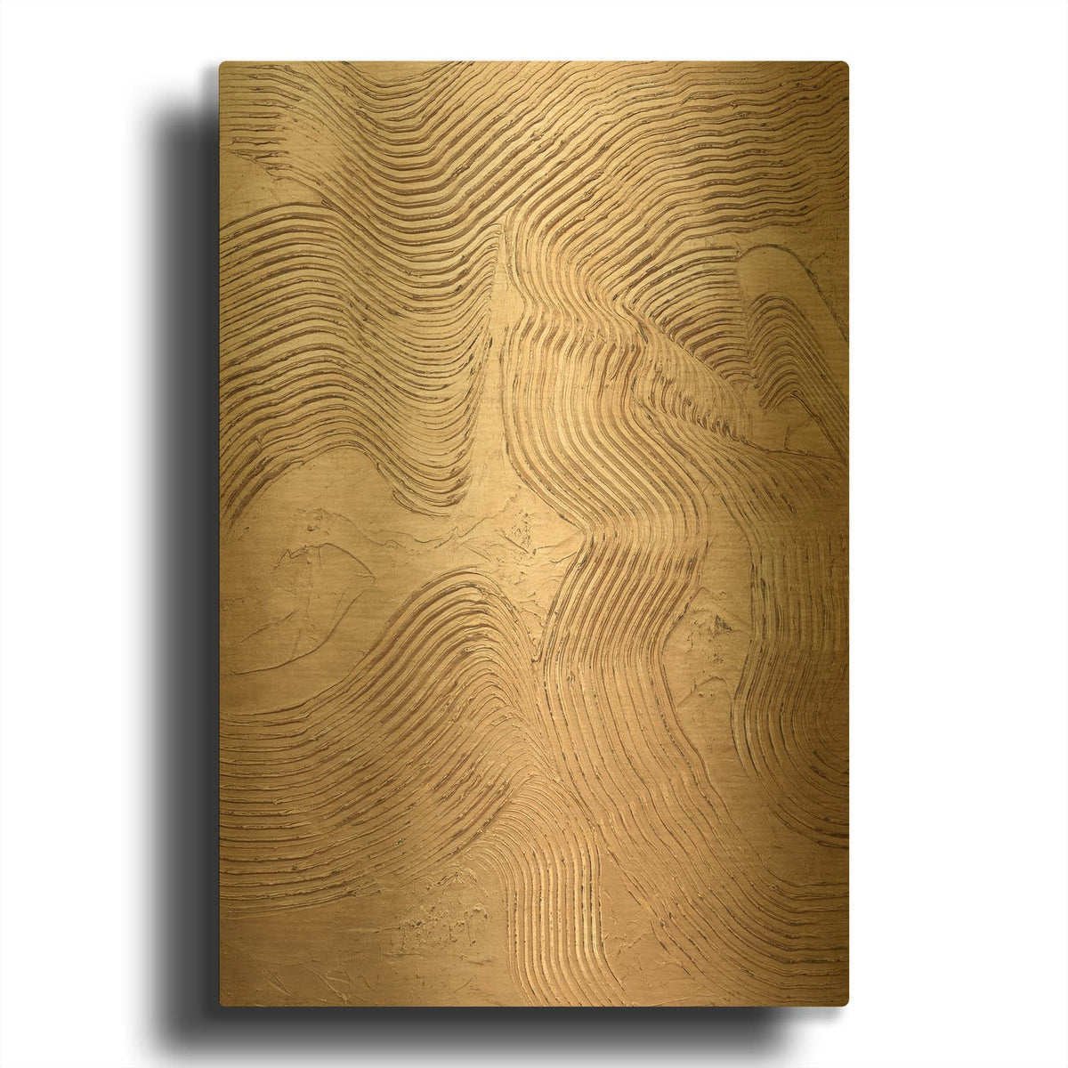 'Metallic - Copper' By Design Fabrikken Gold Metal Wall Art