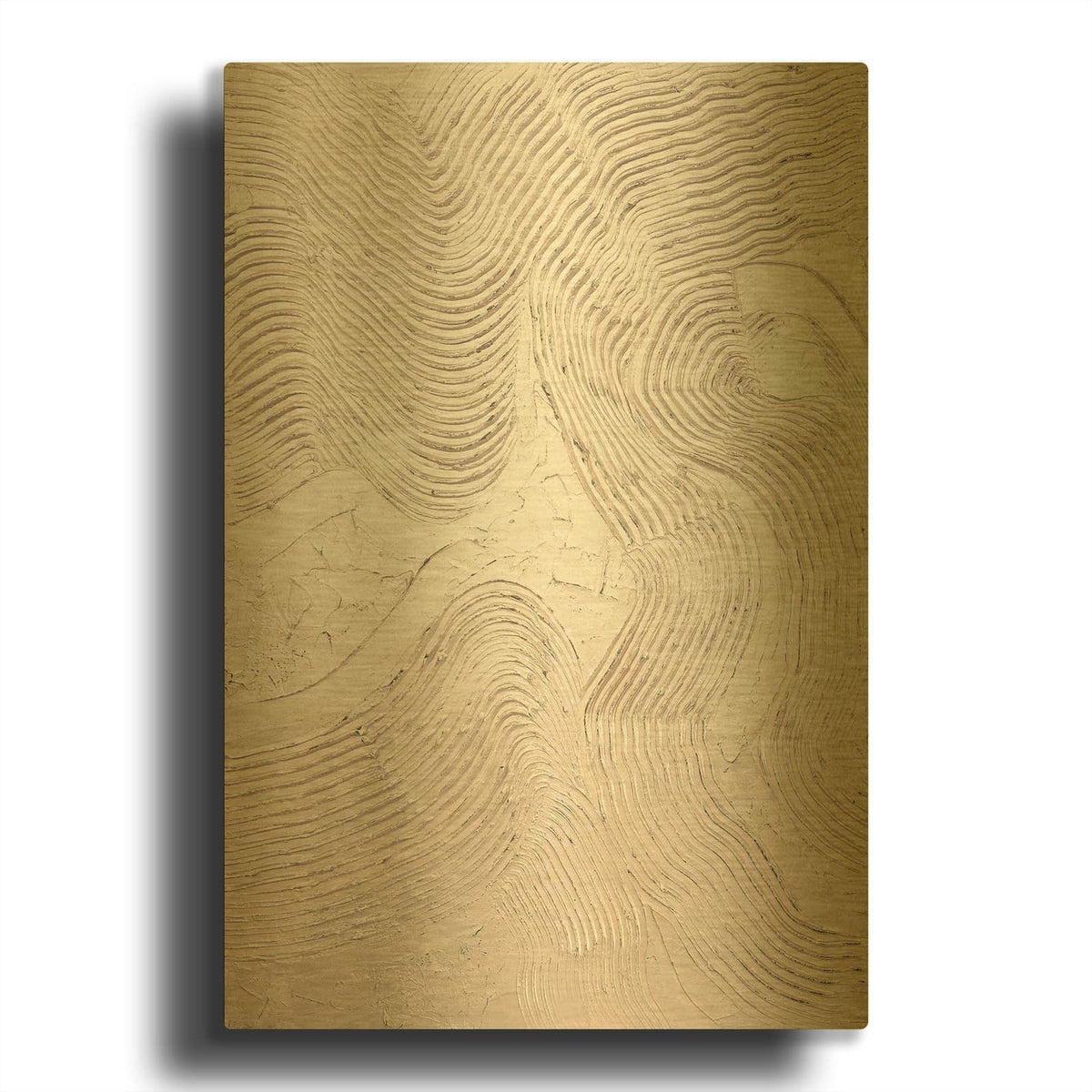 'Metallic - Rose' By Design Fabrikken Gold Metal Wall Art