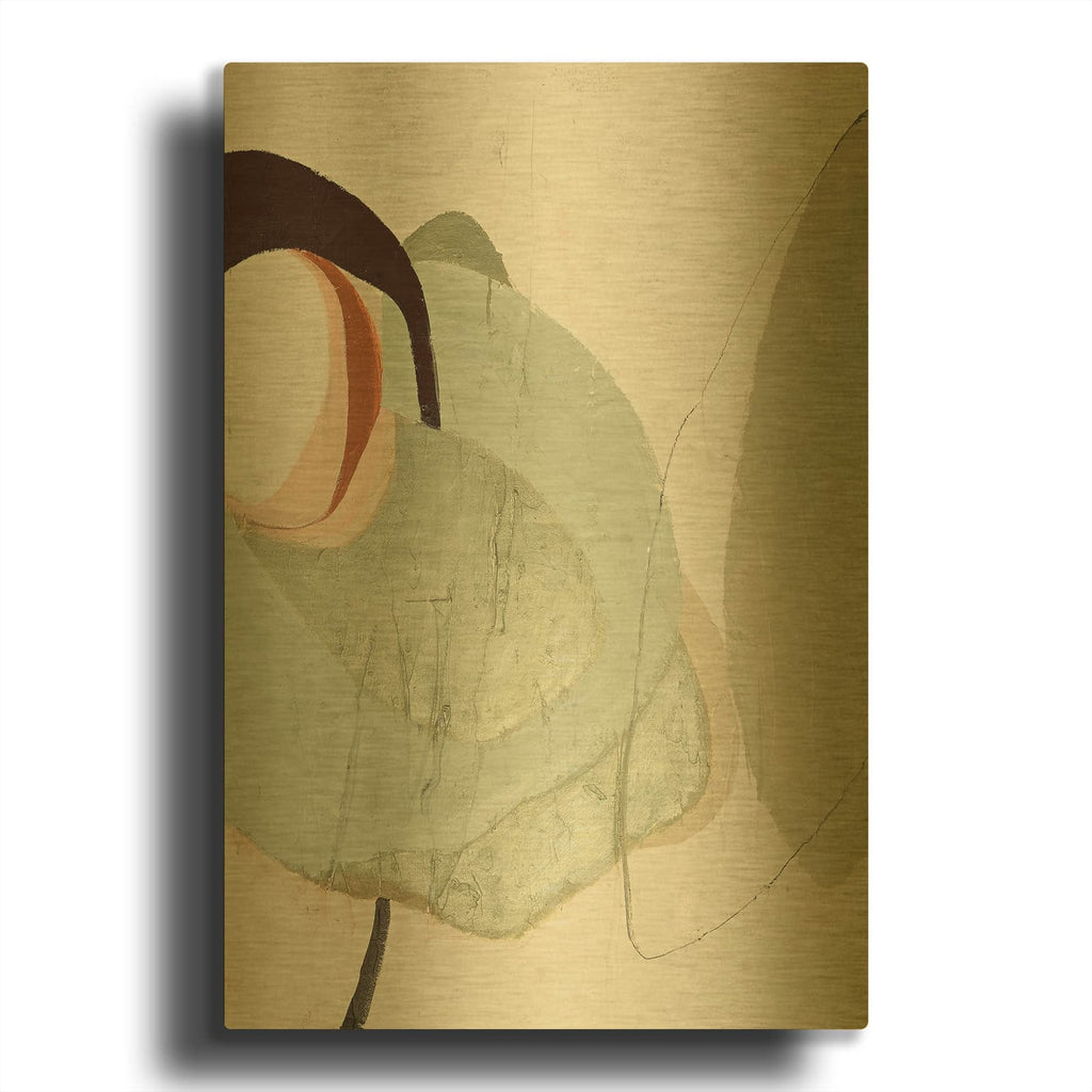 'Moon Rock' By Design Fabrikken Gold Metal Wall Art