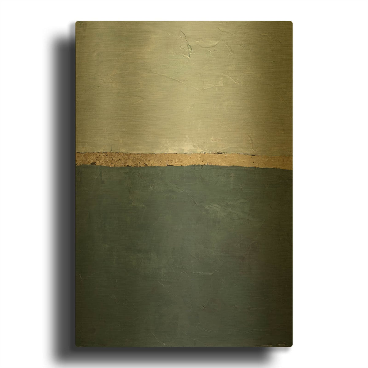 'Rituals - Sea' By Design Fabrikken Gold Metal Wall Art